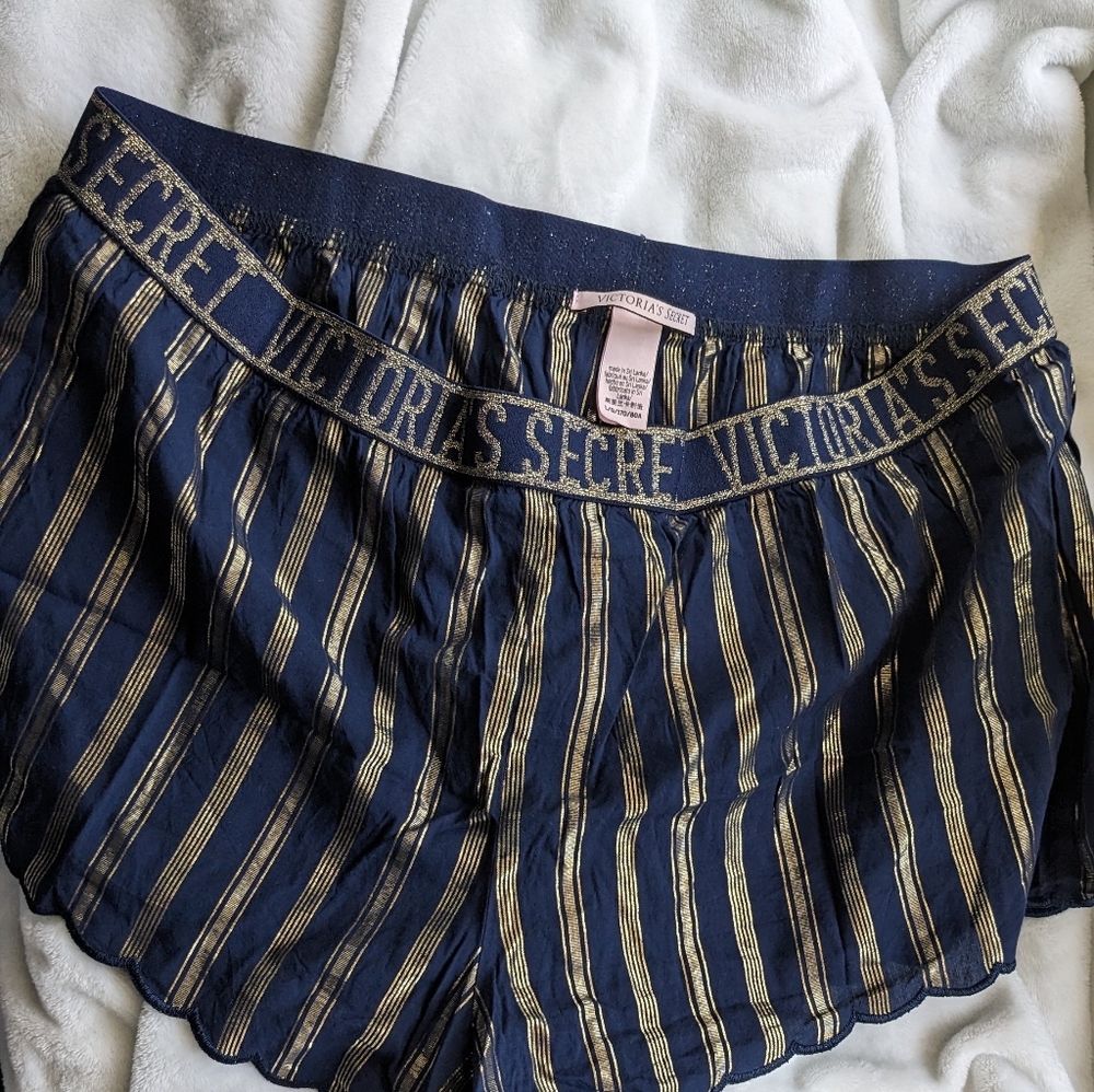 Victoria's Secret Pajama SET (shirt and shorts) -- Large